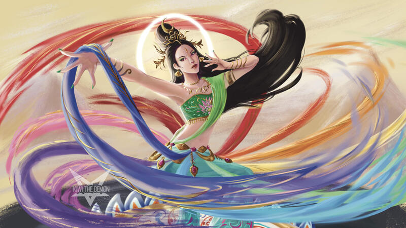 Divine Dancer Series: Rainbow Skirt and Feather Dance